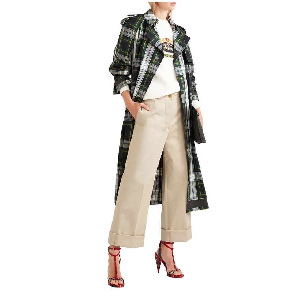 Burberry Beige Wide Leg Pants